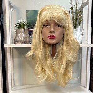 Halloween Blonde Wavy Costume Wig for Women